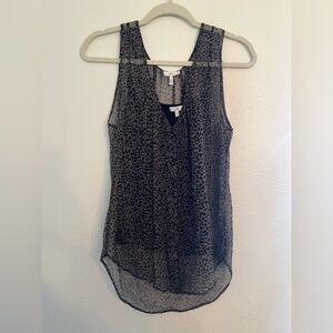 Joie cheetah gray blouse